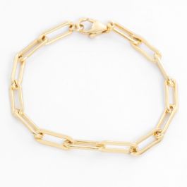 Erica Kleiman Gold Filled Paper Clip Chain Bracelet