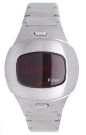 Pulsar men's watch. Digital readout 2024 on face. V0421-5170 560022