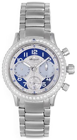 Breguet Aeronavale Transatlantique Steel Diamond Watch