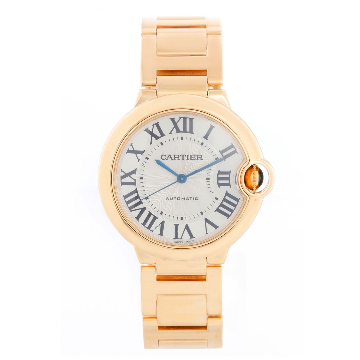 Cartier Ballon Bleu Midsize 18k Yellow Gold Watch W69003Z2