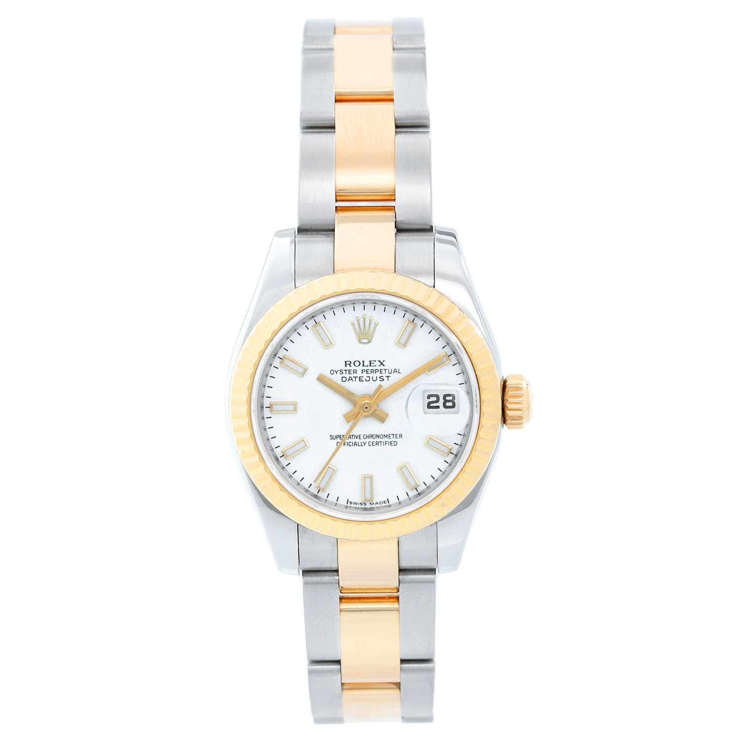 Rolex Datejust Steel Gold Ladies Watch 179163
