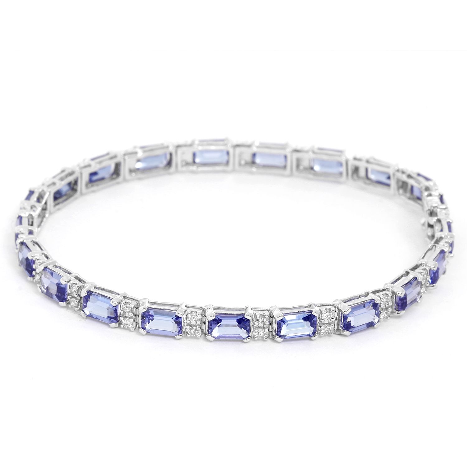 Effy Tanzanite Royale Sterling Silver Tanzanite Tennis Bracelet, 19.80 –  effyjewelry.com