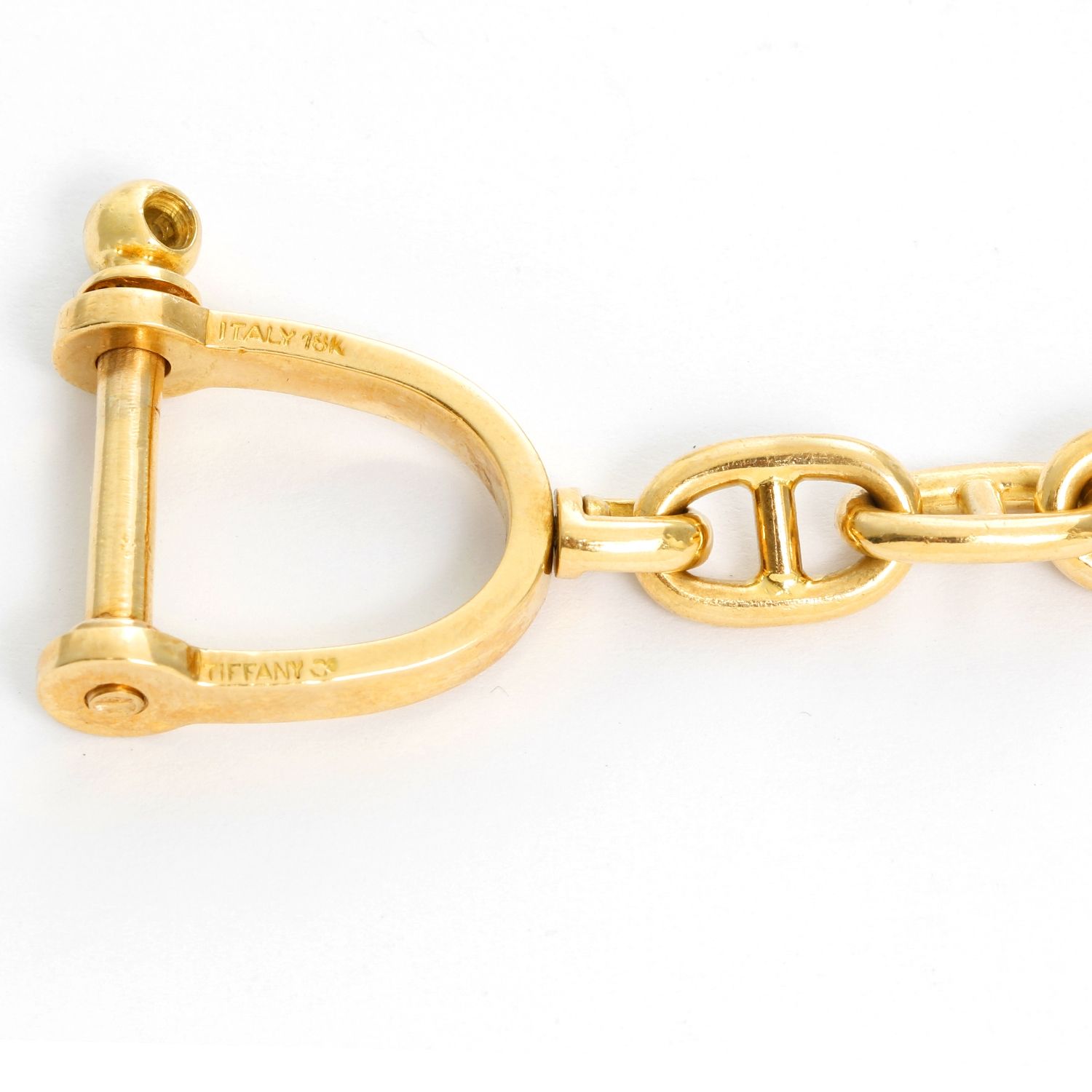 Tiffany & Co. Gold Toned Keychain