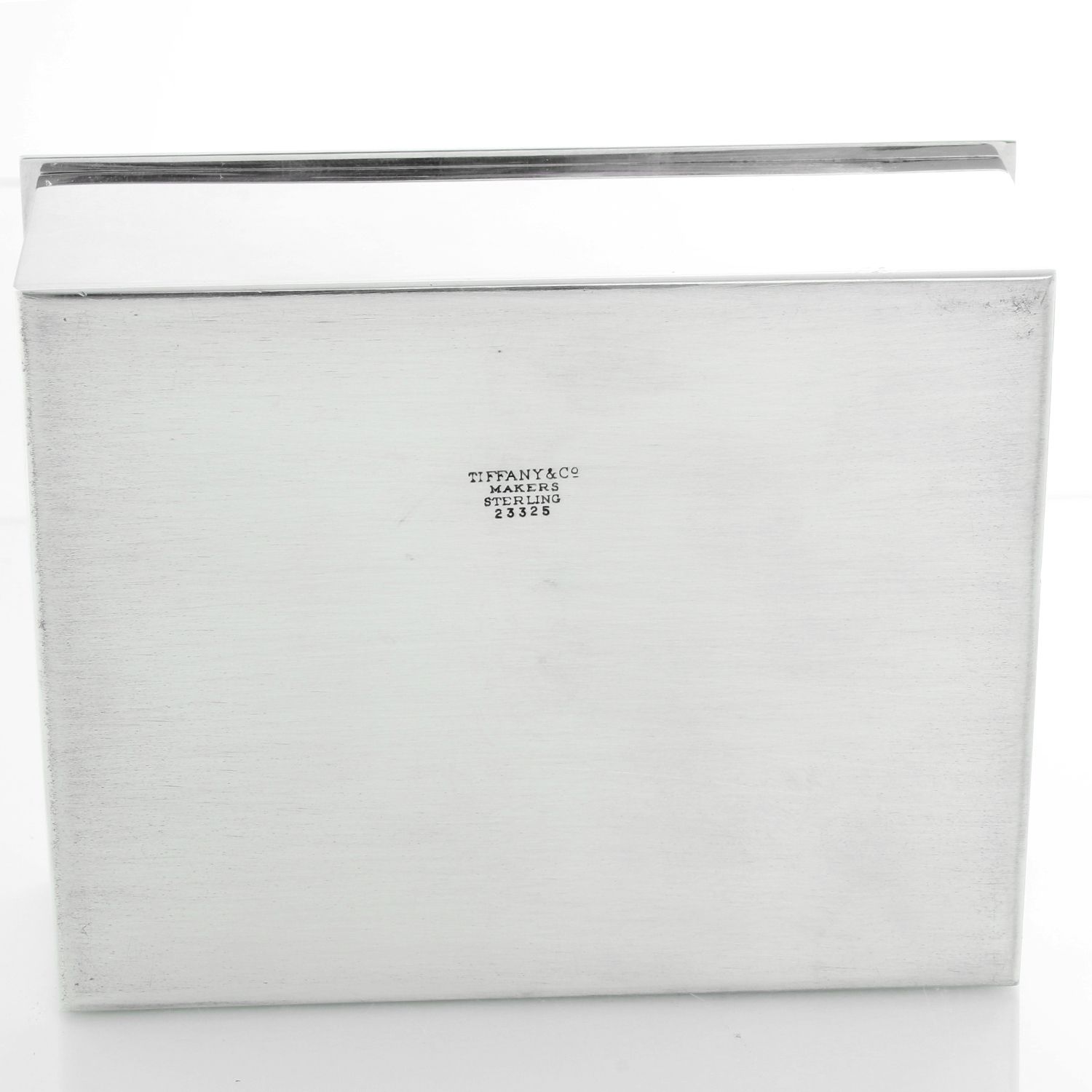 Tiffany Classic Box in Sterling Silver with Cedar lining, Size: 4.25 x 3.75 in.