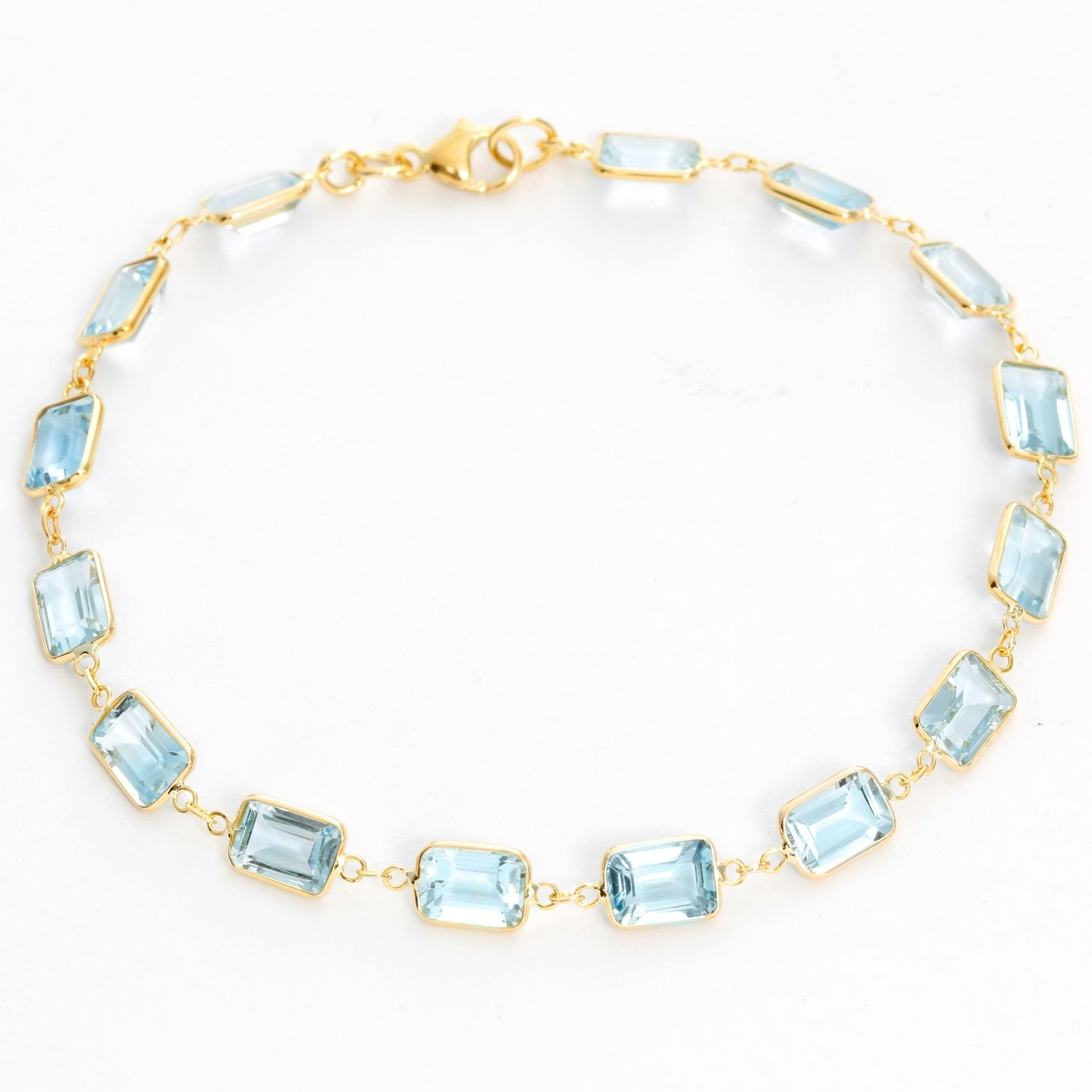 Larimar, Pearl and Blue Topaz Bracelet – BEACH TREASURES