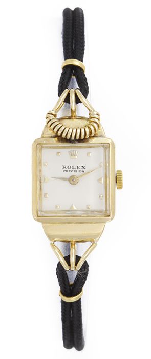 Unusual Vintage Ladies Rolex Watch 18k Yellow Gold ca. 1940 s