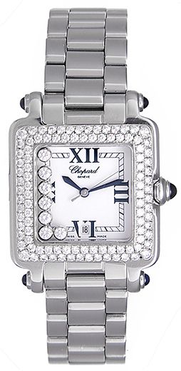 Chopard happy sport square ladies watch on sale