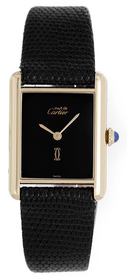 Cartier tank lizard strap sale