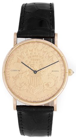 Corum $20 gold coin watch quartz best sale