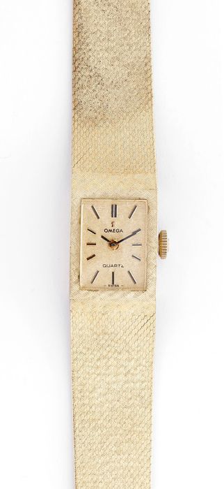 Omega gold bracelet watch best sale