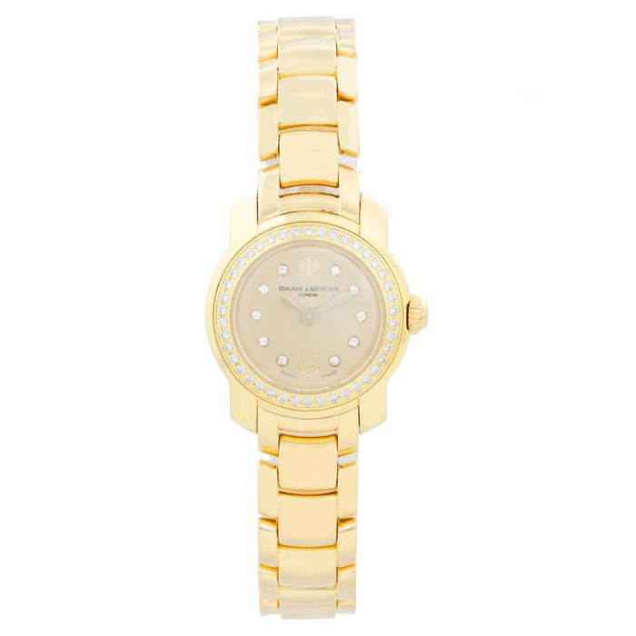 Baume mercier 18k gold watch best sale