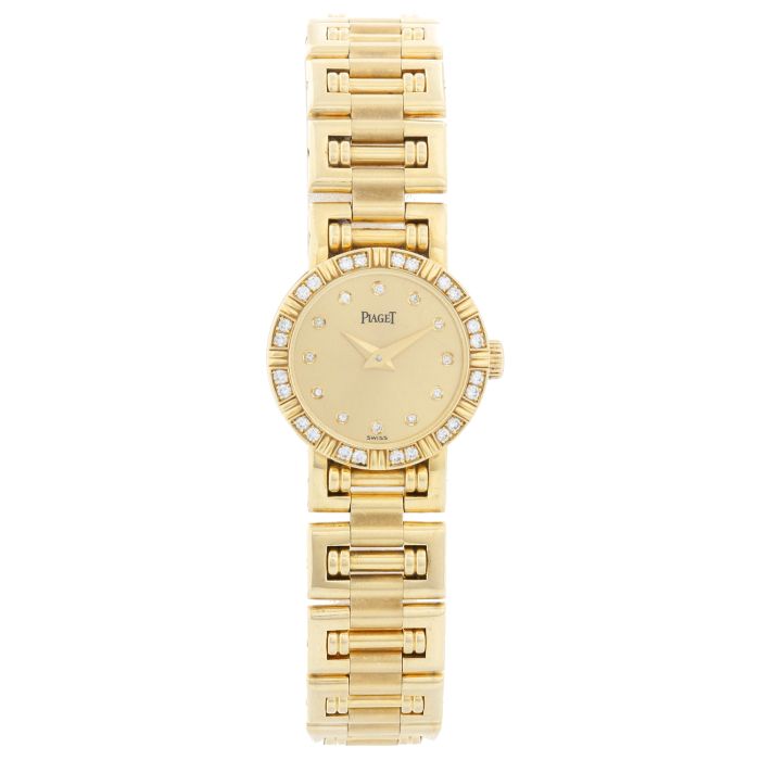 Piaget Ladies Yellow Gold Diamond Watch