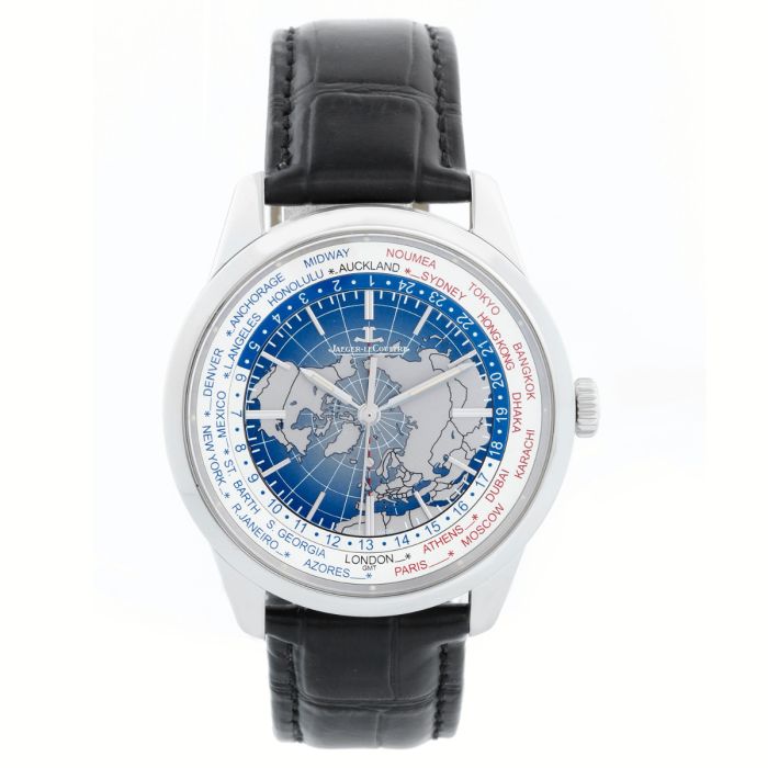 Jaeger LeCoultre Geophysic Universal Time Stainless Steel Men s Watch Ref Q8108420