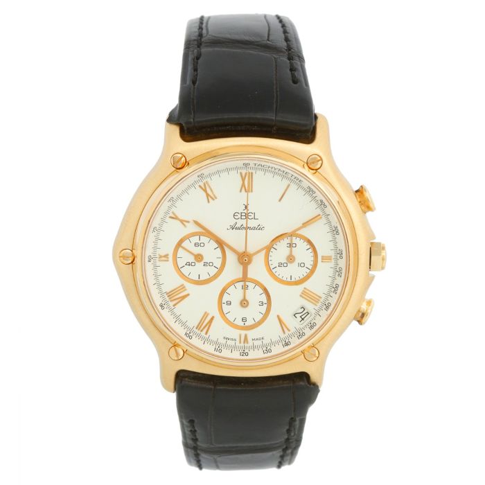 Ebel 1911 chronograph 18k yellow gold hotsell