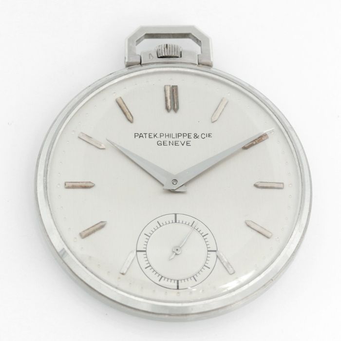 Patek philippe platinum pocket watch hotsell