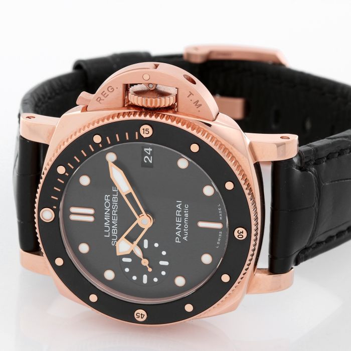 Panerai Luminor Submersible Men s Rose Gold Watch PAM 684