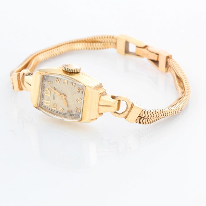 Lady hamilton watch 14k gold best sale