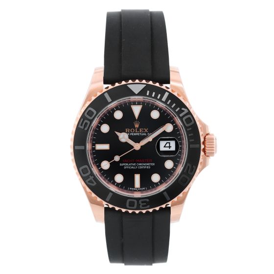 Rolex Yacht-Master 18k Everose Gold Men's Watch 116655