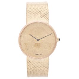 Corum $20 discount gold piece watch