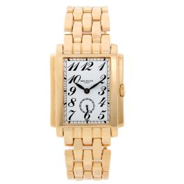 PATEK PHILIPPE  REFERENCE 4224/1 A YELLOW GOLD RECTANGULAR
