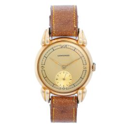 Longines 18K Yellow gold Wrist watch Circa 1940 s