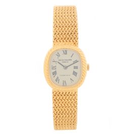 Patek Philippe for Tiffany & Co Ladies Yellow Gold Champagne watch