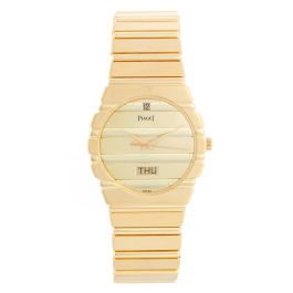 Piaget Polo 18k Yellow Gold Men s Dress Watch with Day Date