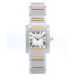 Cartier Tank Francaise Men s 2 Tone Watch W51005Q4