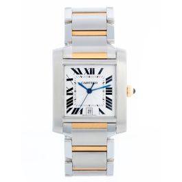 Cartier Tank Francaise Unisex Midsize 2 Tone W51012Q4