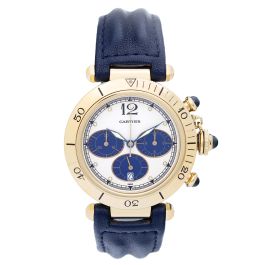 Cartier pasha best sale chronograph gold