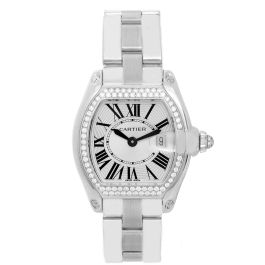 Cartier roadster 2024 diamond set watch