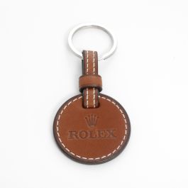 Authentic Rolex Leather Keychain