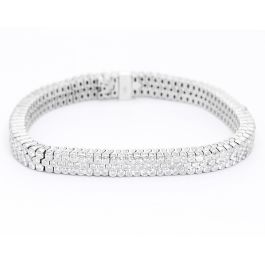 Double Row Diamond Bracelet